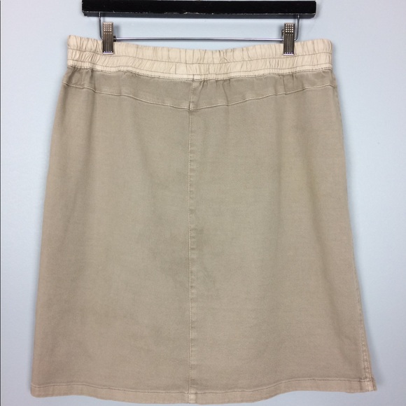 Nic+Zoe Twill Skirt With Tie Waste NWT Sz 10 - Picture 2 of 6